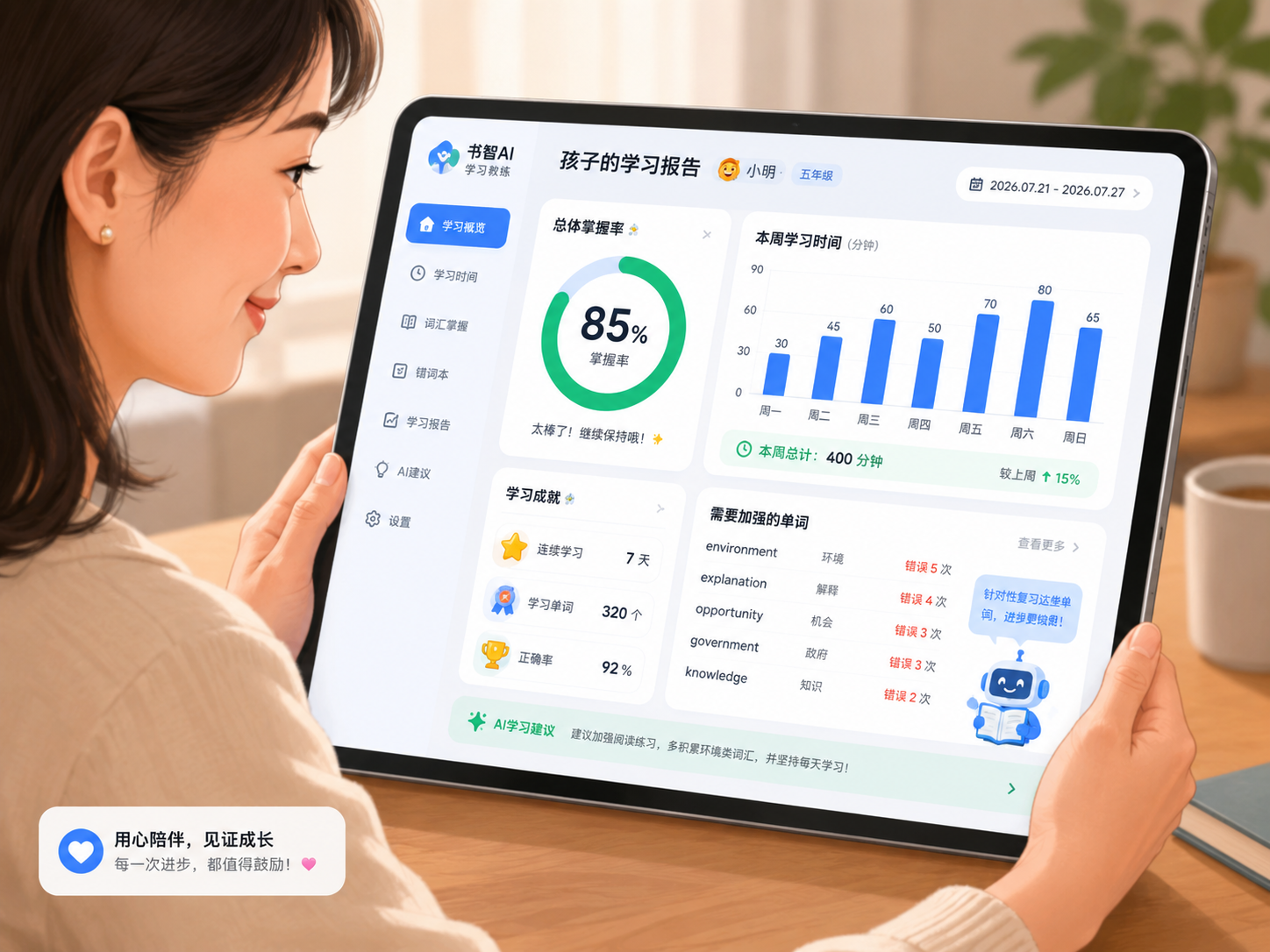 家长成长报告
